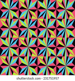 Resumen de fondo poligonal geométrico 3d compuesto de triángulos. Ilustración vectorial sin inconvenientes. Mosaico.  