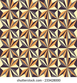 Resumen de fondo poligonal geométrico 3d compuesto de triángulos. Ilustración vectorial sin inconvenientes. Mosaico.  