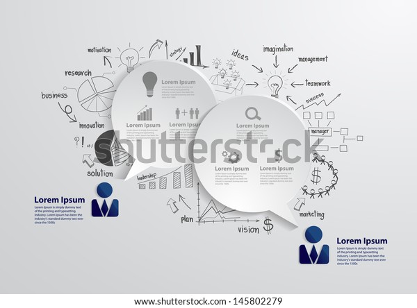 Abstract 3d Geometrical Speech Bubble Drawing Stock Vector Royalty Free