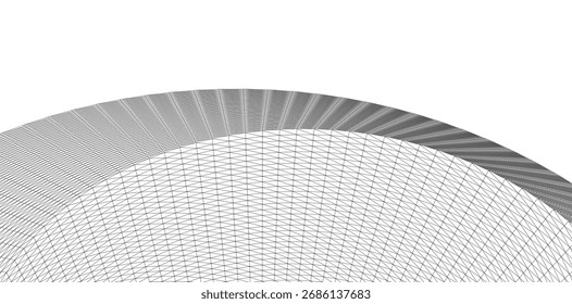 Geometria 3d abstrata. Plano de fundo da estrutura