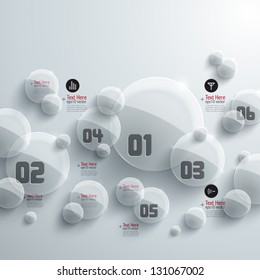 Abstract 3D Glass Graphics