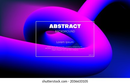 abstract 3d gradient liquid background with blue and pink
