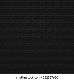 Abstract 3D graphic background. Dark seamless pattern