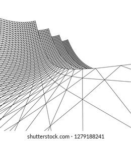 abstract 3d graphics, 3d illustration