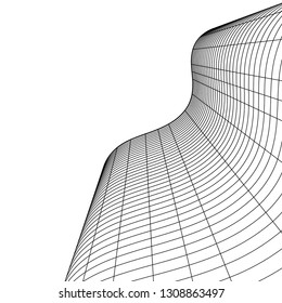 abstract 3d graphics, 3d illustration
