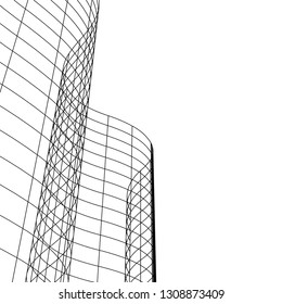 abstract 3d graphics, 3d illustration