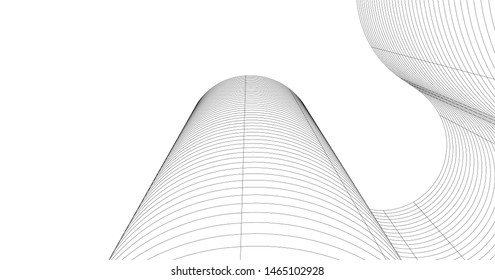 abstract 3d graphics, 3d illustration