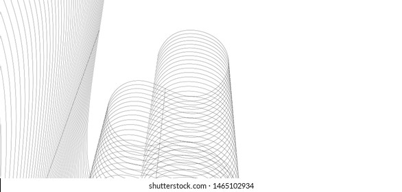 abstract 3d graphics, 3d illustration