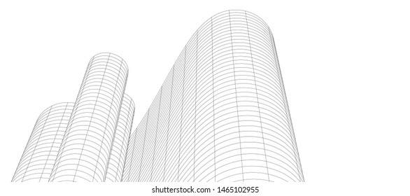 abstract 3d graphics, 3d illustration