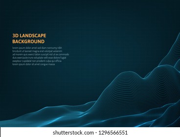 Abstract 3D graphics. Virtual reality and optical illusions.