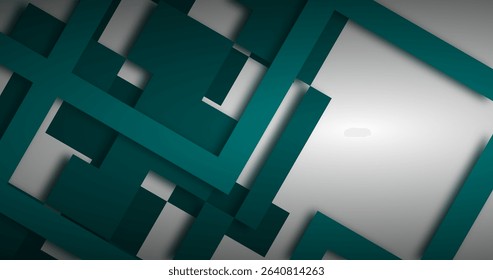 abstract 3d green background vector wallpaper