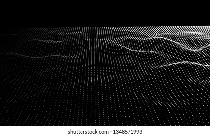 
Abstract 3d grid technology background. Futuristic technology network  wireframe. Artificial intelligence background.