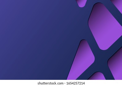 Abstract 3d grid - Vector background with crossed lines and shadows - EPS 10