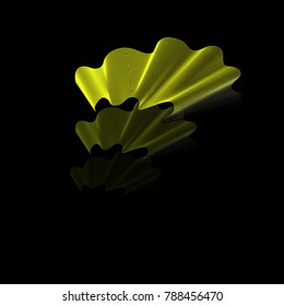 Abstract 3d illuminated distorted Mesh Sphere Neon Sign Futuristic Elegant Abstract Destroyed Sphere Big data visualization.Vector illustration EPS 10