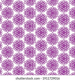 Abstract 3D Illustration of Modern Seamless Pattern