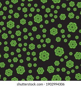 Abstract 3D Illustration of Seamless Pattern