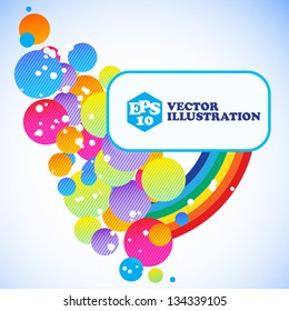 Abstract 3D illustration with space for your design