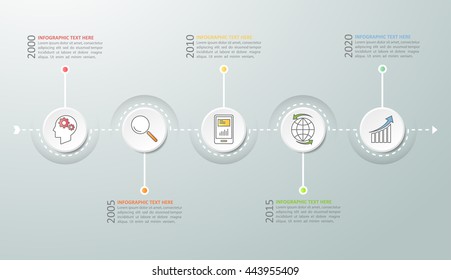 Abstract 3d infographic 5 options,  Business concept infographic template can be used for workflow layout, diagram, number options, timeline or milestones project.