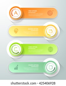 Abstract 3d infographic template, Business concept 4 options, can be used for workflow layout, diagram, number options. 