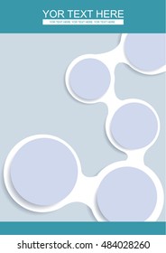 Abstract 3D infographic template with a five steps for success. Business circle template with options for brochure, diagram, workflow, timeline, web design. Vector EPS 10