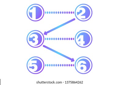Abstract 3D Infographic Template vector