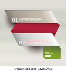 Abstract 3D Infographics with numbers. Modern design