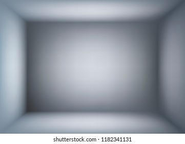 Abstract 3d interior background. Vector illustration.