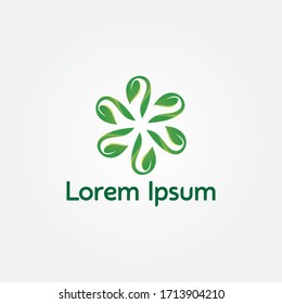 Abstract 3D Leaf Nature Logo