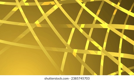 abstract 3d light yellow stripes in dark background