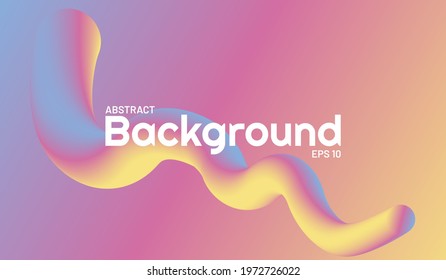 Abstract 3d Liquid background. Graphic concept for your design. Vector illustration, Eps 10.