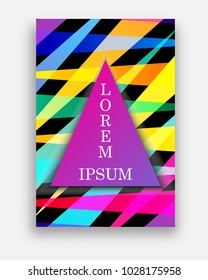 
Abstract 3d liquid fluid color shape. Creative modern cover template. Vector illustration.

