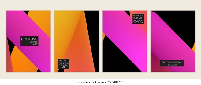 Abstract 3d liquid fluid color shape. Creative modern cover template. Bright neon gradient blend creating innovative 3D effect. Art vector background futuristic design.