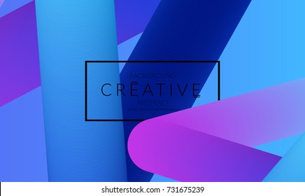 Abstract 3d liquid fluid color shape. Creative Modern vertical social media banner template. Bright neon gradient blend creating innovative 3D effect. Art vector background futuristic design.