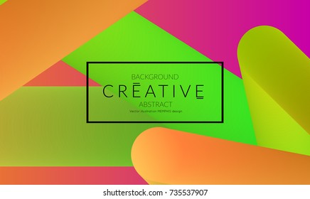 Abstract 3d liquid fluid color shape. Creative Modern vertical social media banner template. Bright neon gradient blend creating innovative 3D effect. Art vector background futuristic design.