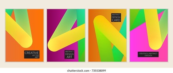 Abstract 3d liquid fluid color shape. Creative modern cover template. Bright neon gradient blend creating innovative 3D effect. Art vector background futuristic design.