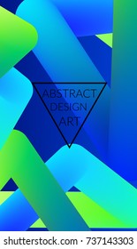 Abstract 3d liquid fluid color shape. Creative Modern Square wed banner template. Bright neon gradient blend creating innovative 3D effect. Art vector background futuristic design
