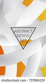 Abstract 3d liquid fluid color shape. Creative Modern vertical wed banner template. Bright neon gradient blend creating innovative 3D effect. Art vector background futuristic design.