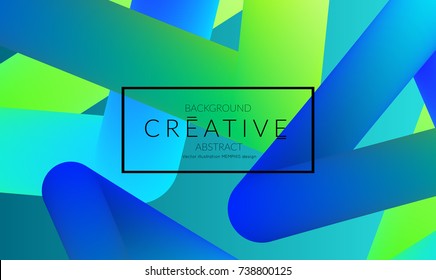 Abstract 3d liquid fluid color shape. Creative Modern vertical social media banner template. Bright neon gradient blend creating innovative 3D effect. Art vector background futuristic design.