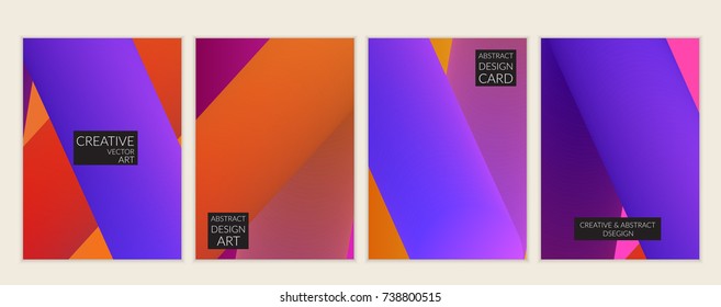 Abstract 3d liquid fluid color shape. Creative modern cover template. Bright neon gradient blend creating innovative 3D effect. Art vector background futuristic design.