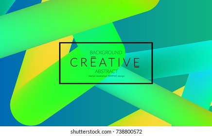 Abstract 3d liquid fluid color shape. Creative Modern vertical social media banner template. Bright neon gradient blend creating innovative 3D effect. Art vector background futuristic design.