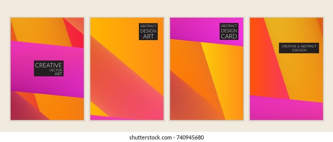 Abstract 3d liquid fluid color shape. Creative modern cover template. Bright neon gradient blend creating innovative 3D effect. Art vector background futuristic design.