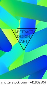 Abstract 3d liquid fluid color shape. Creative Modern vertical wed banner template. Bright neon gradient blend creating innovative 3D effect. Art vector background futuristic design.