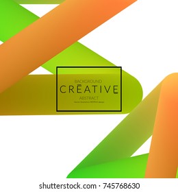 Abstract 3d liquid fluid color shape. Creative Modern vertical social media banner template. Bright neon gradient blend creating innovative 3D effect. Art vector background futuristic design.