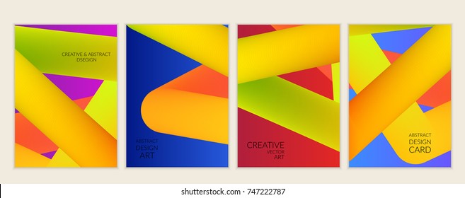 Abstract 3d liquid fluid color shape. Creative Modern vertical social media banner template. Bright neon gradient blend creating innovative 3D effect. Art vector background futuristic design.