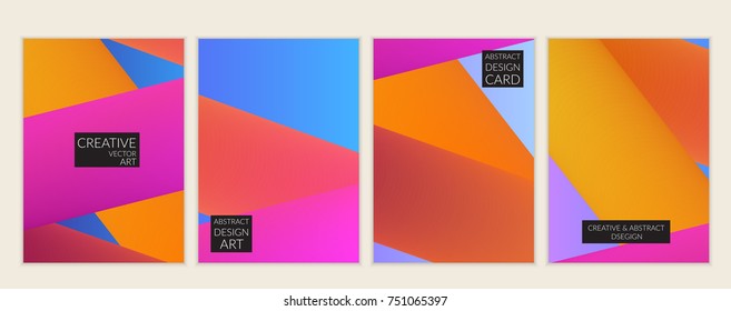 Abstract 3d liquid fluid color shape. Creative modern cover template. Bright neon gradient blend creating innovative 3D effect. Art vector background futuristic design.