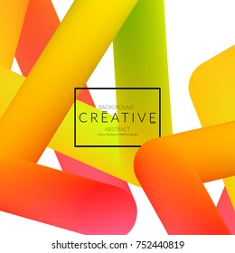 Abstract 3d liquid fluid color shape. Creative Modern vertical social media banner template. Bright neon gradient blend creating innovative 3D effect. Art vector background futuristic design.