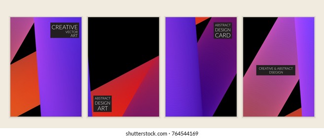 Abstract 3d liquid fluid color shape. Creative Modern vertical social media banner template. Bright neon gradient blend creating innovative 3D effect. Art vector background futuristic design.
