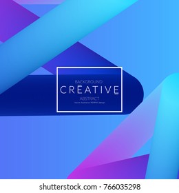 Abstract 3d liquid fluid color shape. Creative Modern vertical social media banner template. Bright neon gradient blend creating innovative 3D effect. Art vector background futuristic design.