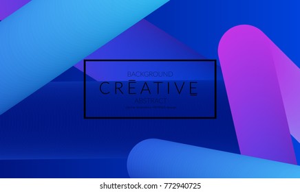 Abstract 3d liquid fluid color shape. Creative Modern vertical social media banner template. Bright neon gradient blend creating innovative 3D effect. Art vector background futuristic design.