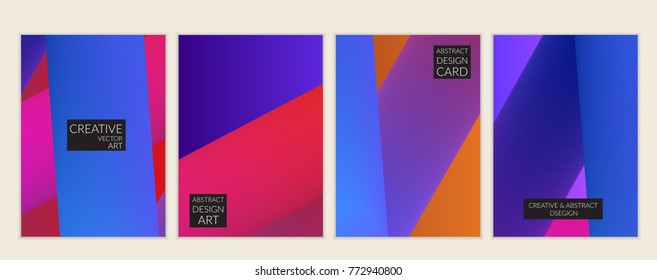 Abstract 3d liquid fluid color shape. Creative modern cover template. Bright neon gradient blend creating innovative 3D effect. Art vector background futuristic design.